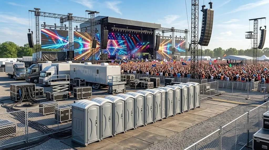 Concert Restroom Rental in Berkeley, CA