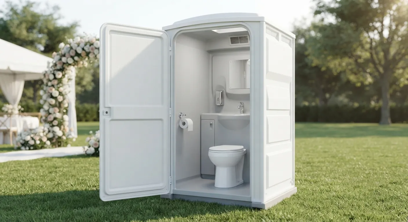 Deluxe Flushable Porta Potty in Berkeley, CA